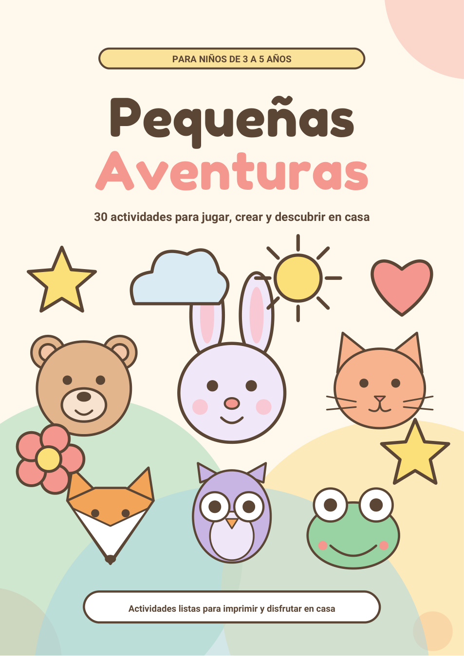 Portada del cuadernillo Pequeñas Aventuras